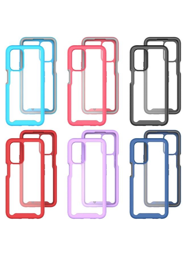 S-TOP Case For OPPO A54 5G / A74 5G Starry Sky Solid Color Series Shockproof PC + TPU Case - Image 2