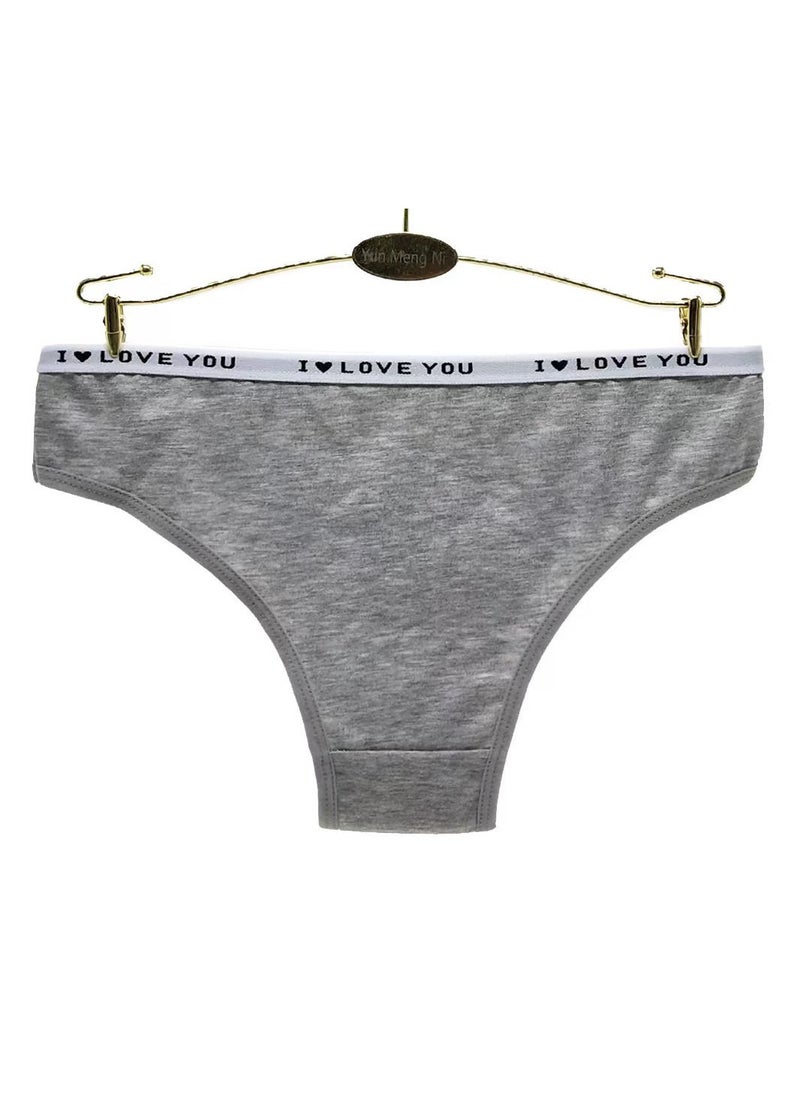 Zeemey - Zeemey 6 Pack Womens Underwear Cotton Sort Bikini Breathable Panties Low Rise Hipster Ladies Charming Cheeky Lingerie - Image 1