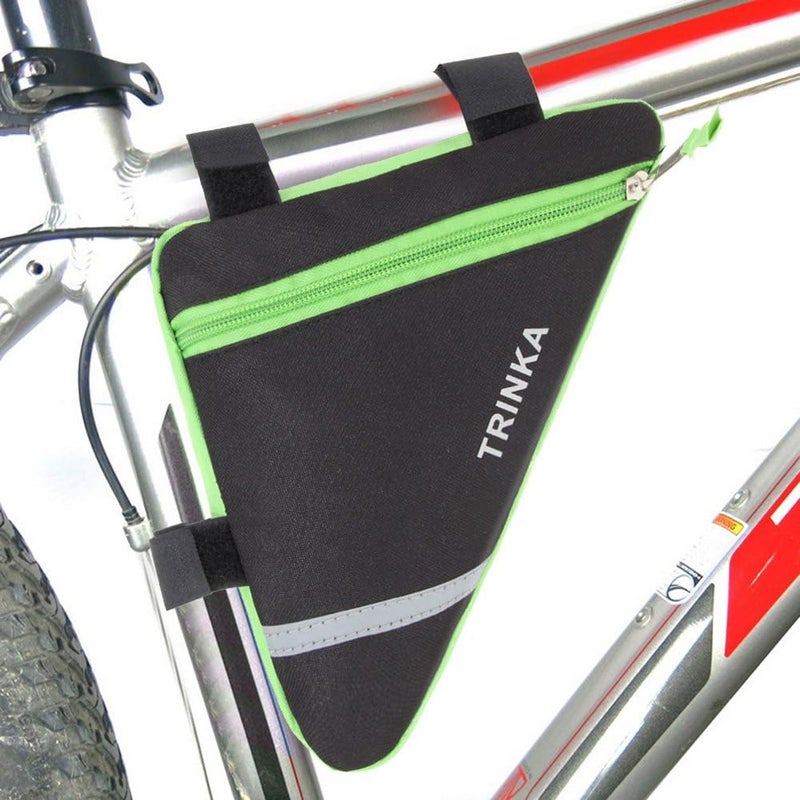 MOOCY Bike Bag, Bicycle Frame Bag,Cycling Accessories Pack for Phone, Wallet, Keys, Tools, Use for Road Bike MTB Commute Bicycle Bike Accessories - Image 1