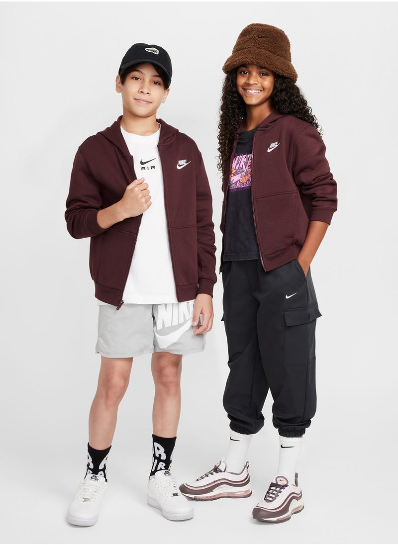 Nike - Kids Nsw Club Fleece Hoodie - Image 1