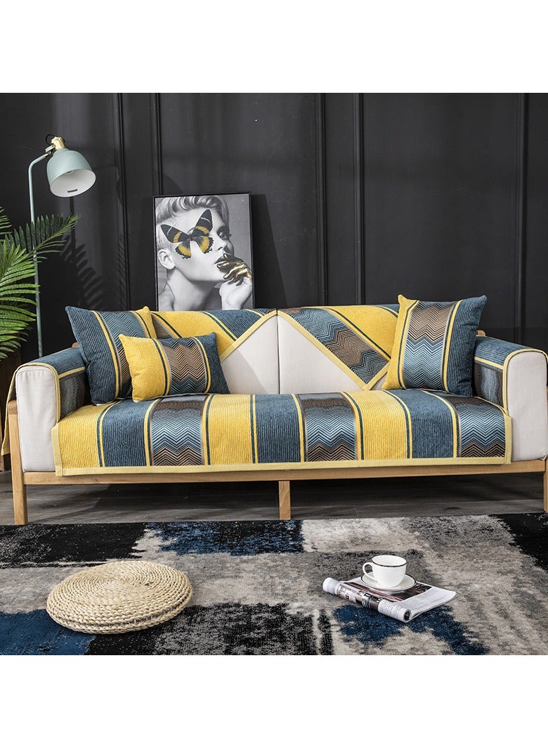 Nariele New Four Seasons Universal Anti Slip Comfortable Chenier Sofa Mat