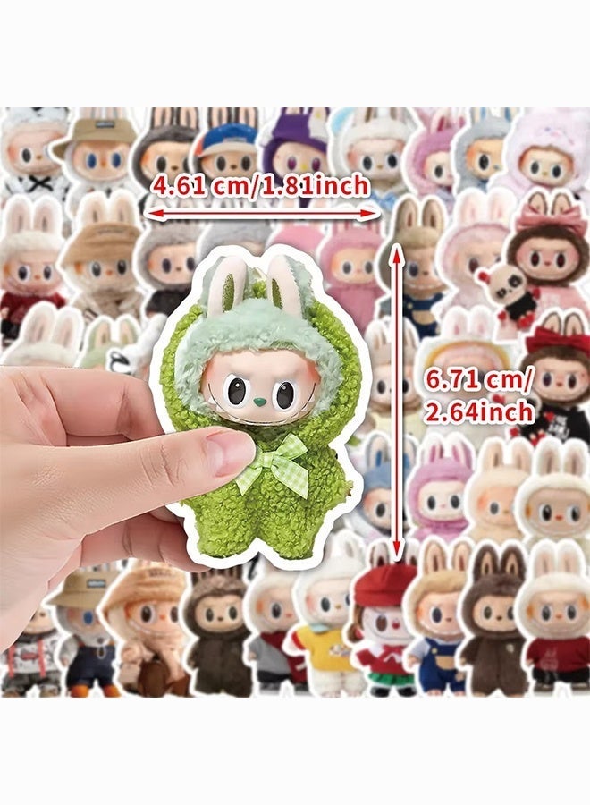 BELANO 50Pcs Labubu Cartoon Stickers Pack for Kids – Waterproof Vinyl Cute Decals for Bottles, Laptops, Journals & Gifting - Image 3