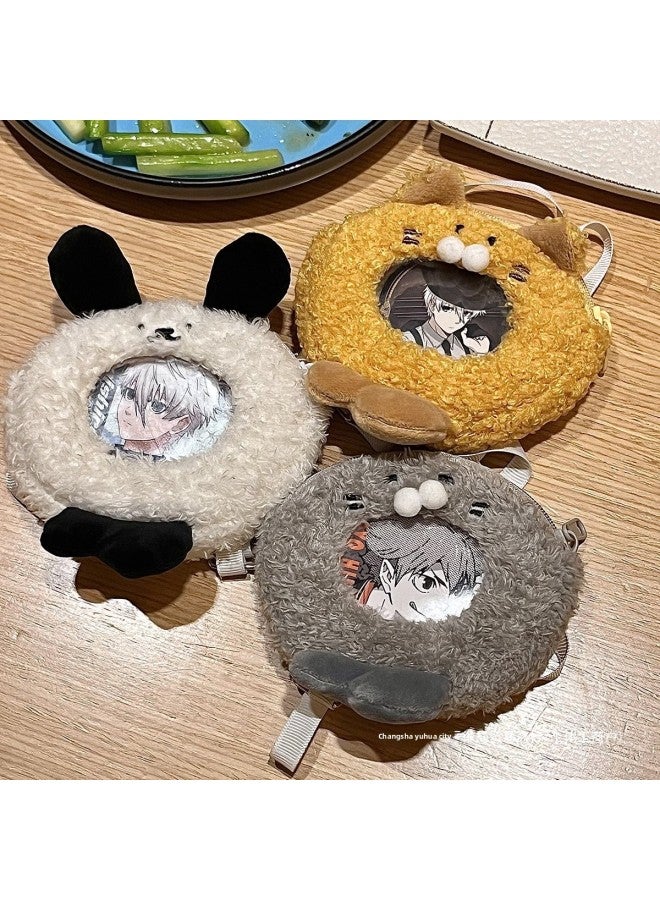 Cosmos Store Tempura Series 15cm Ob11 Size Cotton Doll Bjd Doll Baby Bag Yum Pain Bag-Color:Kitten Style Cloth Cover