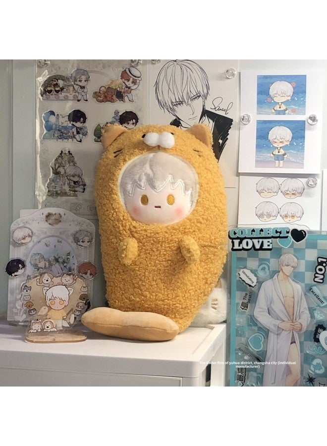 Cosmos Store Tempura Series 15cm Ob11 Size Cotton Doll Bjd Doll Baby Bag Yum Pain Bag-Color:Kitten Style Cloth Cover