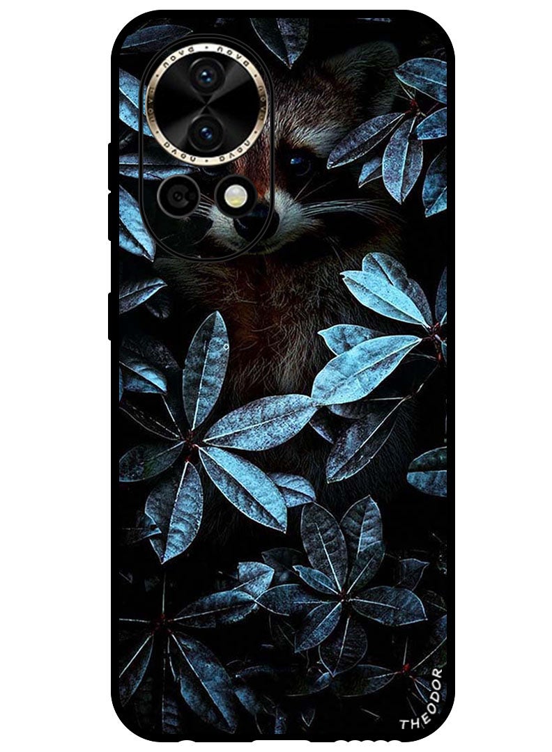 Theodor Protective Case Anti Scratch Shock Proof Bumper Cover For Huawei Nova 12 Ultra Animal Between Leaves - Image 1