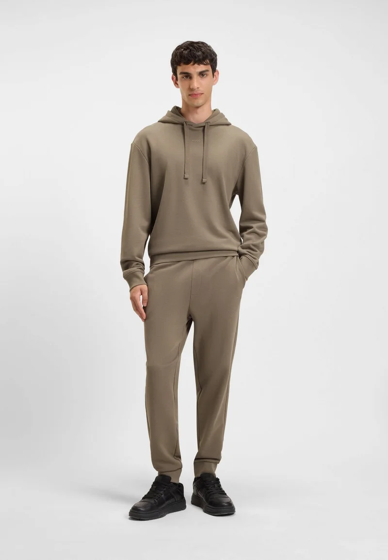HUGO Two-piece relaxed-fit tracksuit with contrast logos