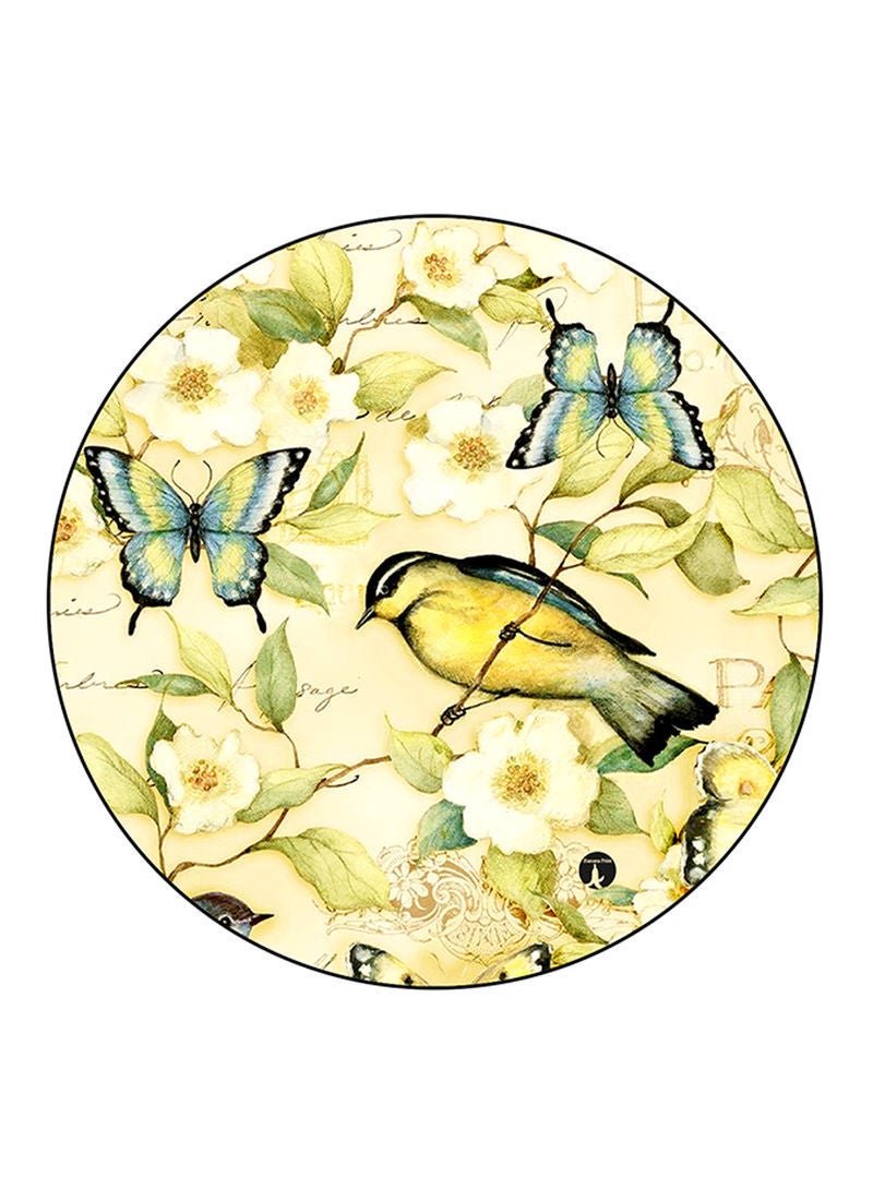 RKN Flowers Printed Mouse Pad Multicolour
