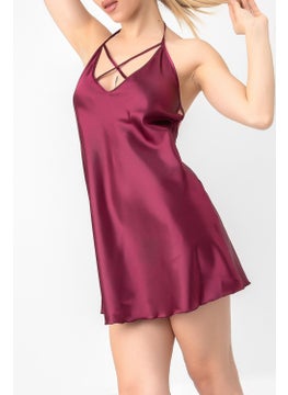 Doremi Back Strap Low-cut Mini Satin Nightgown - pzsku/Z4EFC00602225564C9BBBZ/45/_/1728062389/418aa54a-e063-493d-a81e-12100da56258