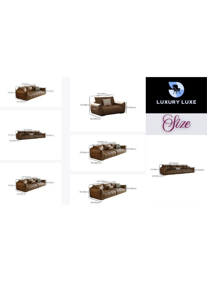 LUXURY LUXE Luxury Luxe Nest Modern Sofa | Italian Module Free Combination Floor Relax Sofa Couch Soft | Multi-Size Luxury Seating  - Image 2