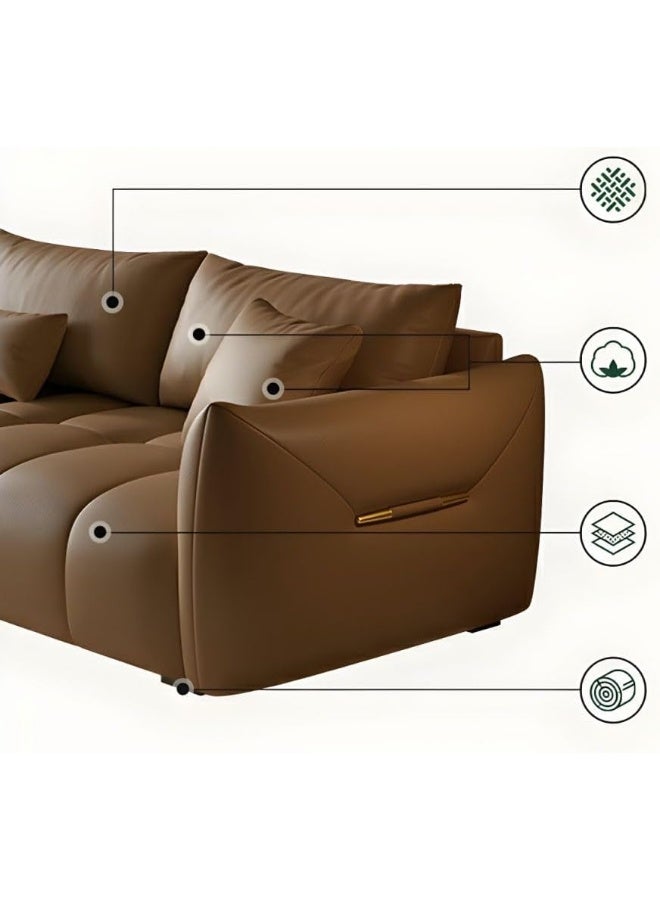 LUXURY LUXE Luxury Luxe Nest Modern Sofa | Italian Module Free Combination Floor Relax Sofa Couch Soft | Multi-Size Luxury Seating  - Image 3
