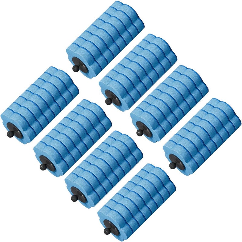 Zerodis Other Bathroom Products Brush Heads Refills Replacement Heads with Base for Home Bathroom Toilet Cleaning 8pcs Disposable (Marine Flavor) - Image 5