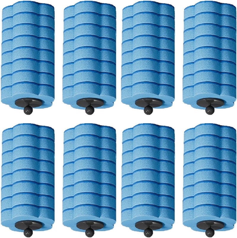 Zerodis Other Bathroom Products Brush Heads Refills Replacement Heads with Base for Home Bathroom Toilet Cleaning 8pcs Disposable (Marine Flavor) - Image 4