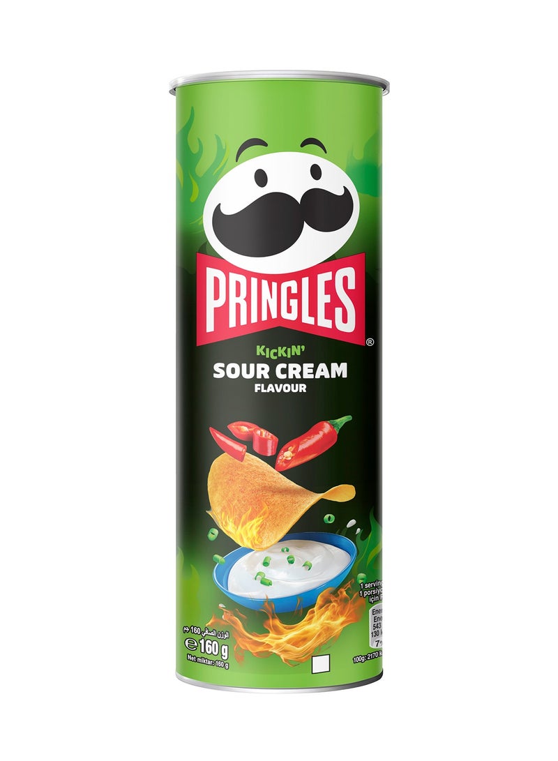 Pringles Kickin' Sour Cream Flavour - Image 1