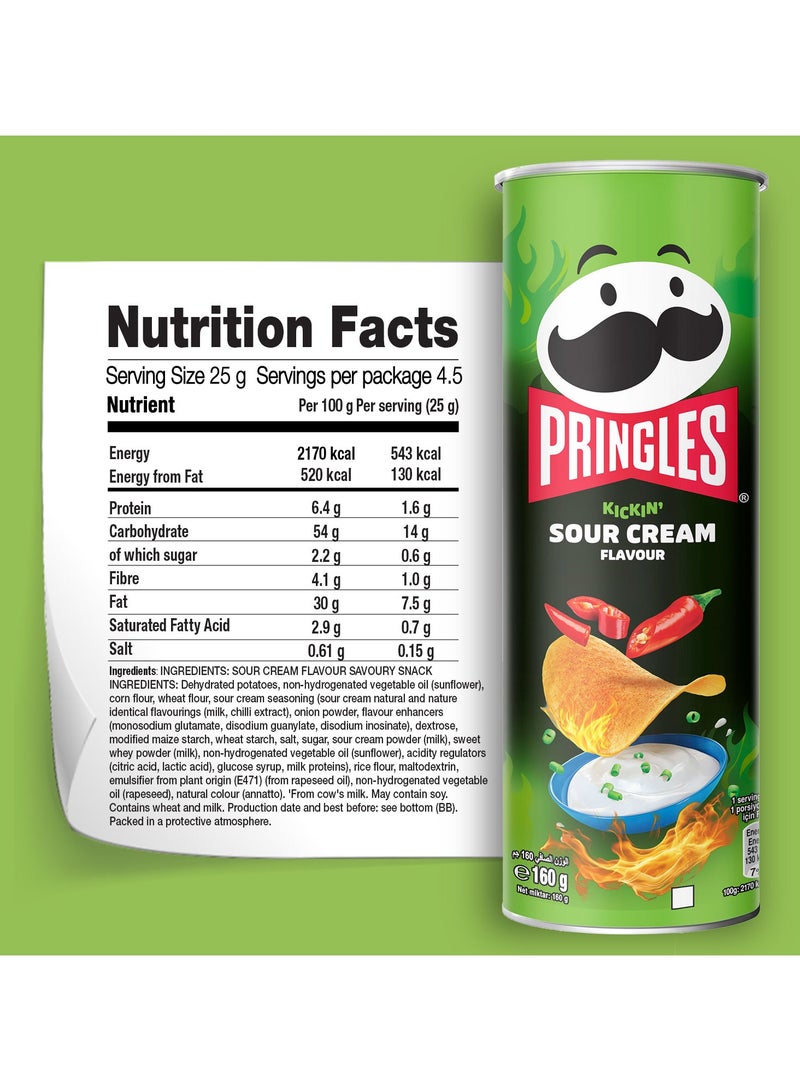 Pringles Kickin' Sour Cream Flavour - Image 3