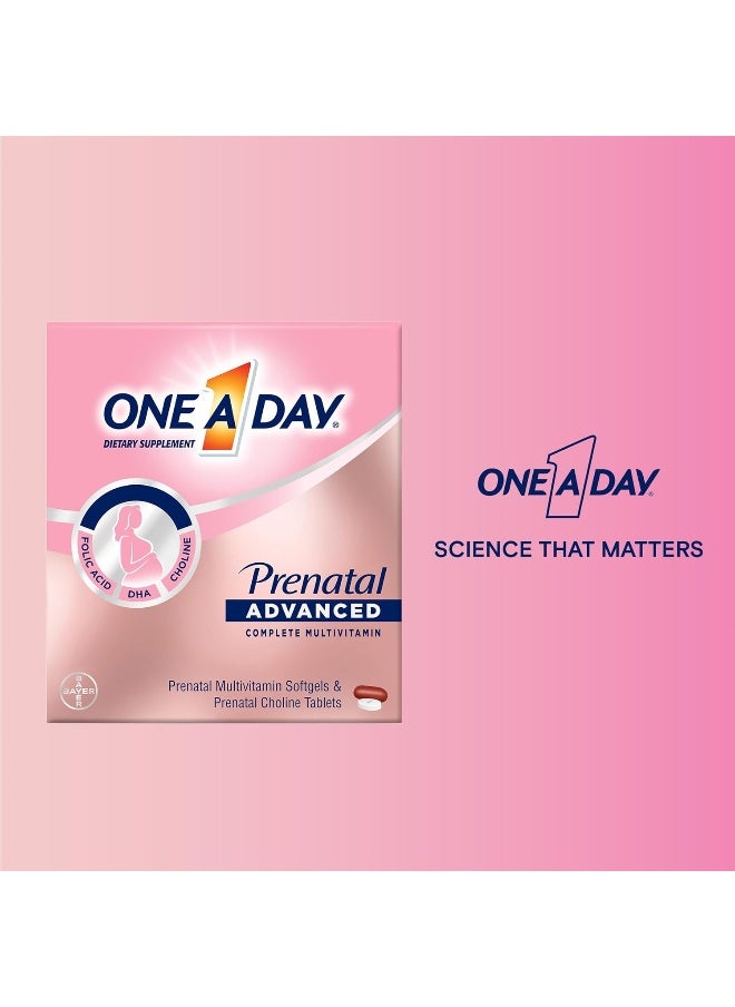 ONE A DAY - Womens Prenatal Advanced Complete Multivitamin With Brain Support - Image 1