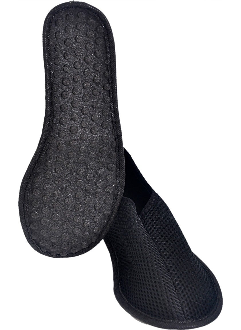 Tevhid Seda Hajj Umrah Tawaf Booties Black-1132  - Image 1