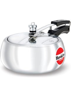 Hawkins 3.5 Liters Contura Aluminium Pressure Cooker,Silver  - Image 1