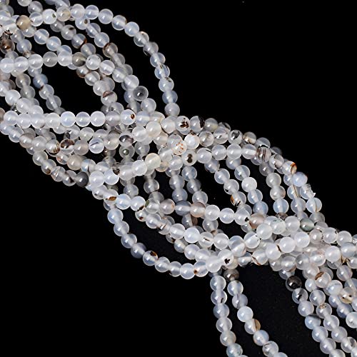 CHEAVIAN 60PCS 6mm Natural Moss Grass Agate Gemstone Round Loose Beads for Jewelry Making 1 Strand 15" - Image 4