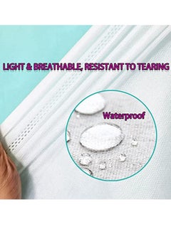 LYNLYN Disposable Bed Sheets Travel Bedding Cover Portable Bedspread Sheet & Pillowcase Sets for Hotels & Trips  - Image 2