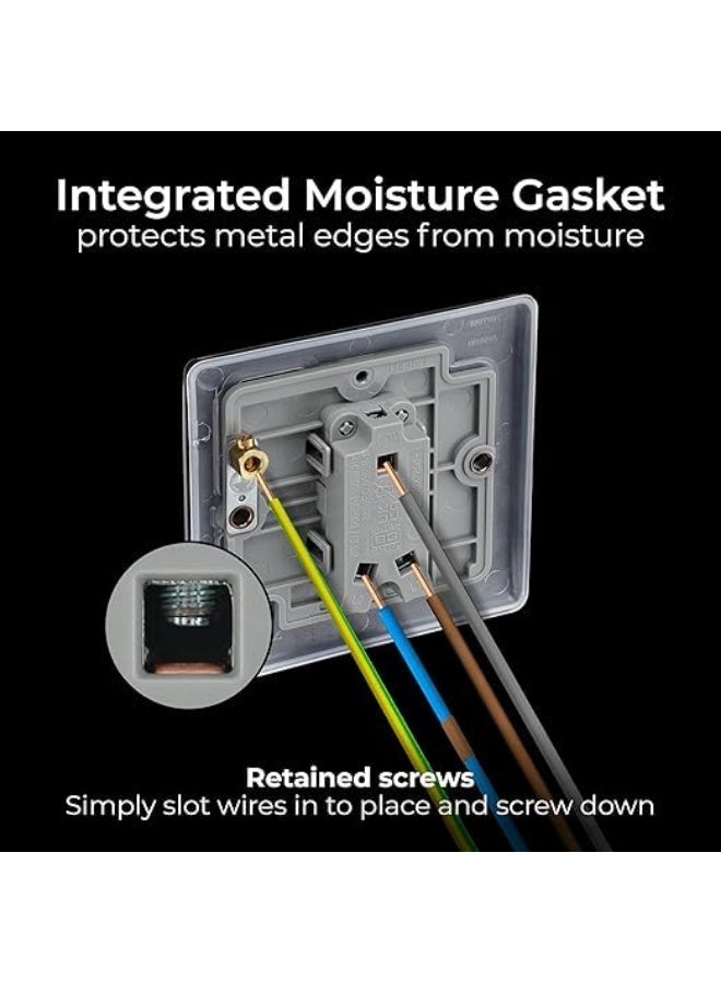 Future Modern Modular Rocker Wall Switch with Indicator Light, Premium Electrical Switch Plate for Home Office Hotel Interior Power Control and Safe Everyday Electrical Operation - Image 4