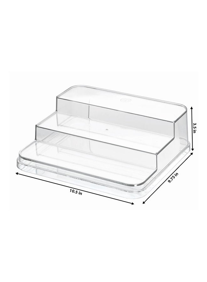 رف توابل شفاف من Inter Design Crisp Tiered