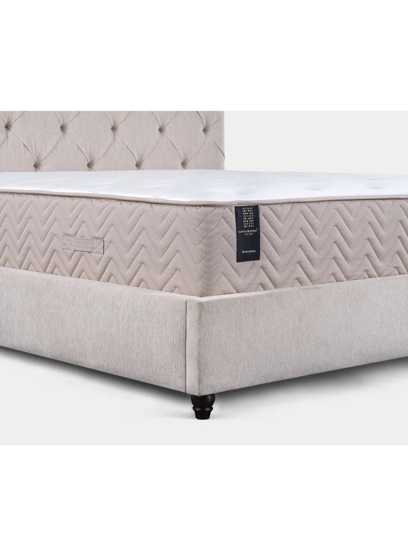 SAPSA BEDDING Granriposo Mattress Ultra Plush High Density Innerspring Adaptive Pressure Relief Natural White - Image 4