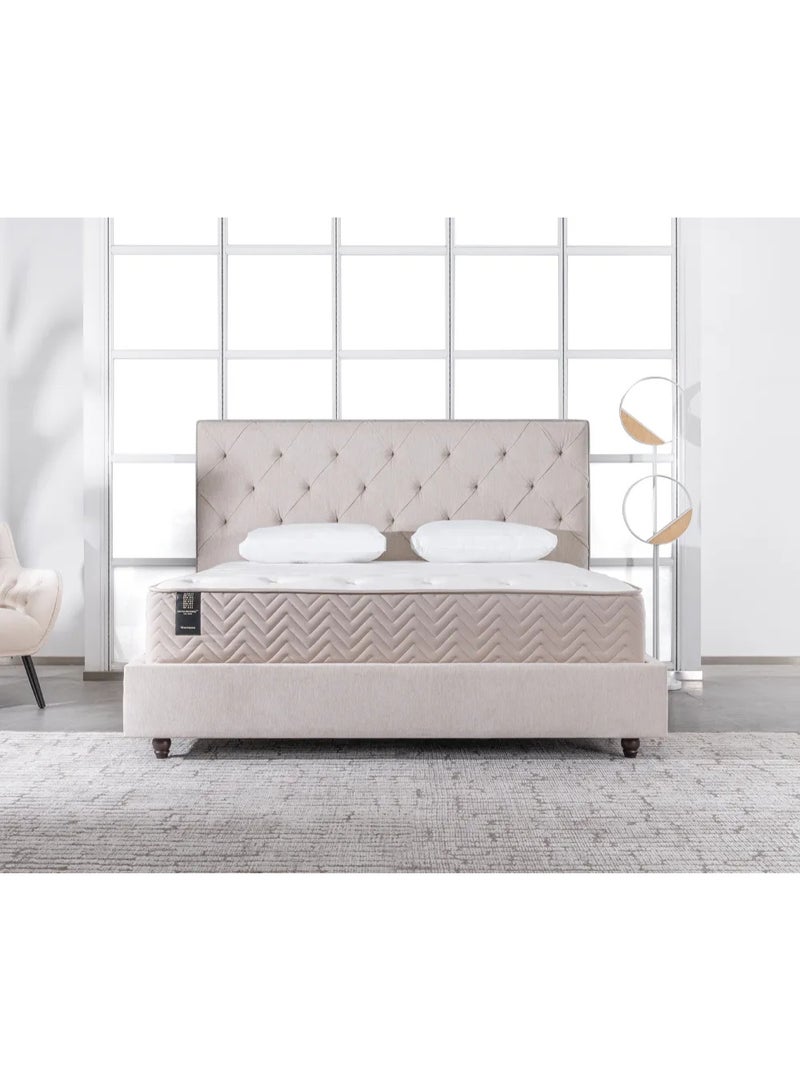SAPSA BEDDING Granriposo Mattress Ultra Plush High Density Innerspring Adaptive Pressure Relief Natural White - Image 2