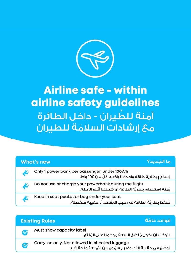 Oale 5000mAh Mini Power Bank 22.5W Fast Charging, Built-in Back Stand, Type-C & Lightning Ports, Ultra-Slim Pocket Size Portable Charger, Fast Power Bank Compatible with iPhone, Samsung, Android Devices | Black - Image 3