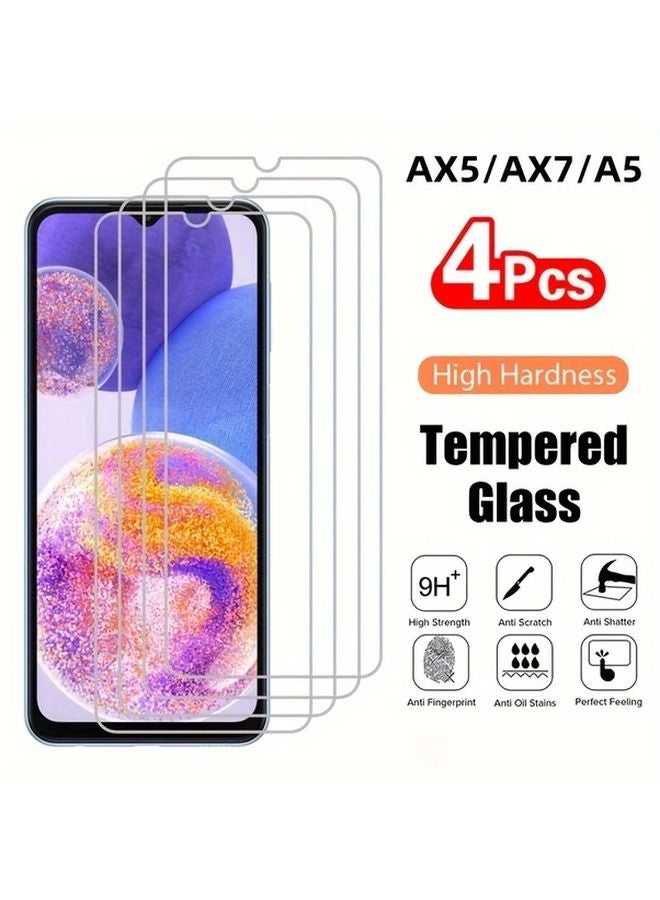 OPPO A5 AX5 Tempered Glass Screen Protector 4 Pack - Image 2