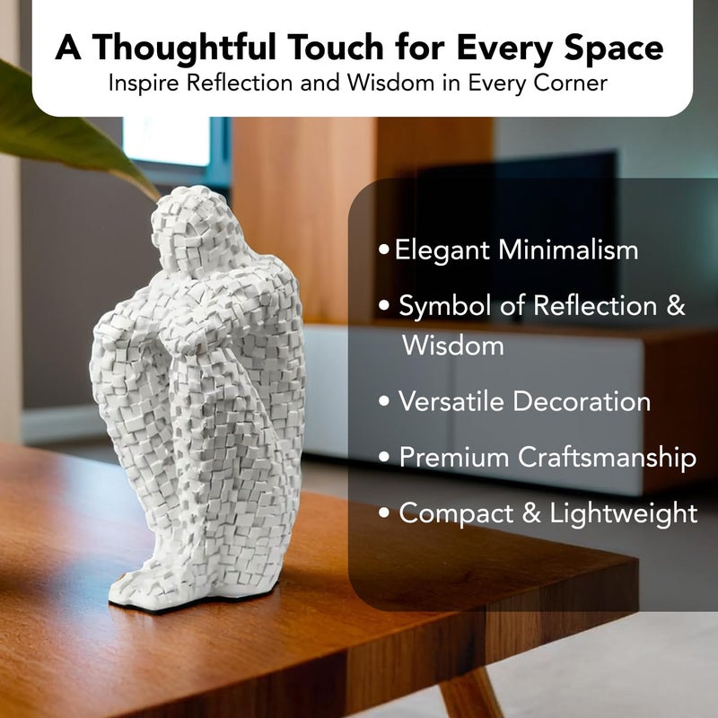 Ekhasa Brick Man Show Pieces for Home Decor Living Room Decorative Items Abstract Modern Showpieces Gift Item for Decoration Center Table Tv Unit Showcase Shelf Office Interior Statue Figurines - Image 4