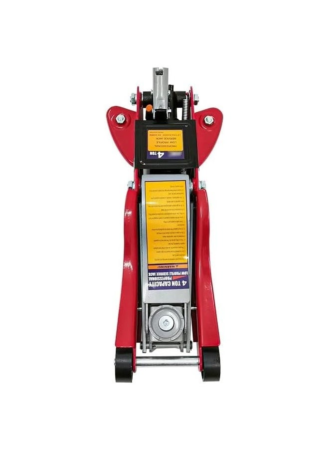 Agc - Heavy-Duty Hydraulic Floor Car Jack, 4 Ton Capacity High-Lift Garage Tool for Cars, SUVs, Trucks, and Other Vehicles - AGC - Image 1
