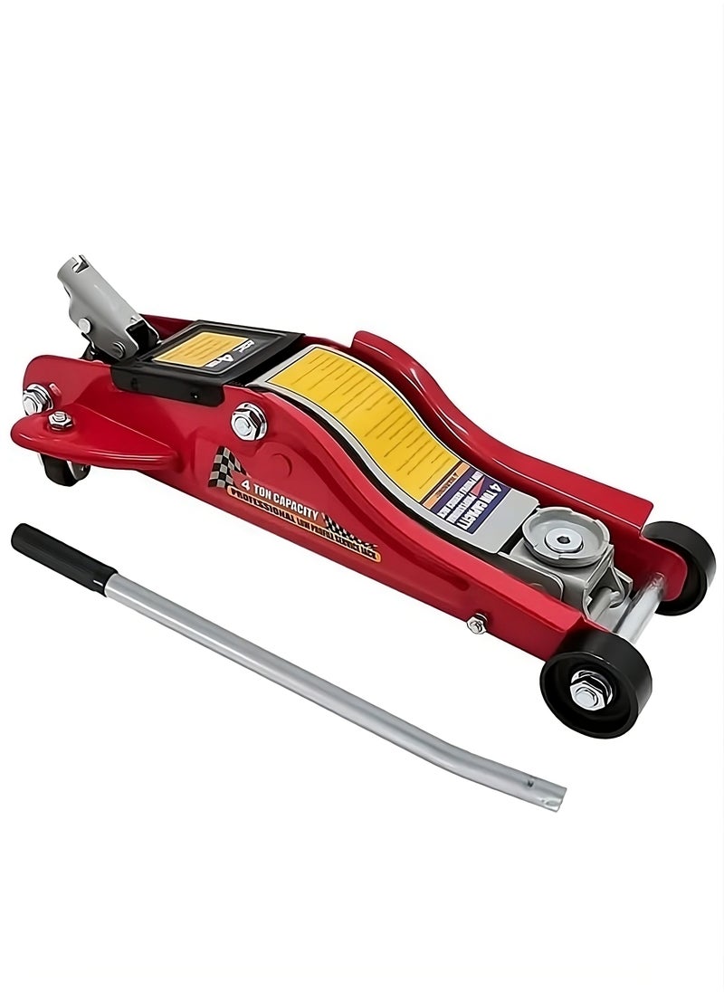 Agc - Heavy-Duty Hydraulic Floor Car Jack, 4 Ton Capacity High-Lift Garage Tool for Cars, SUVs, Trucks, and Other Vehicles - AGC - Image 1