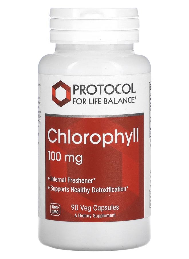 Protocol For Life Balance Chlorophyll 100 mg 90 Veg Capsules  - Image 1