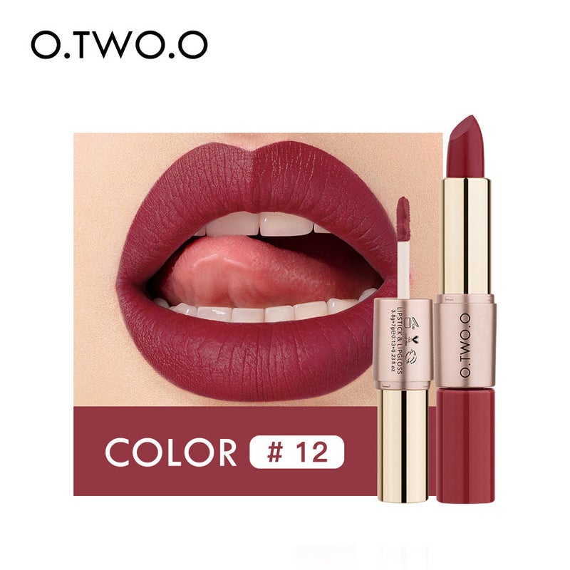 O.TWO.O 2IN1 Matte Lipstick & Liquid - RGLL 12 3,5GM - Image 1