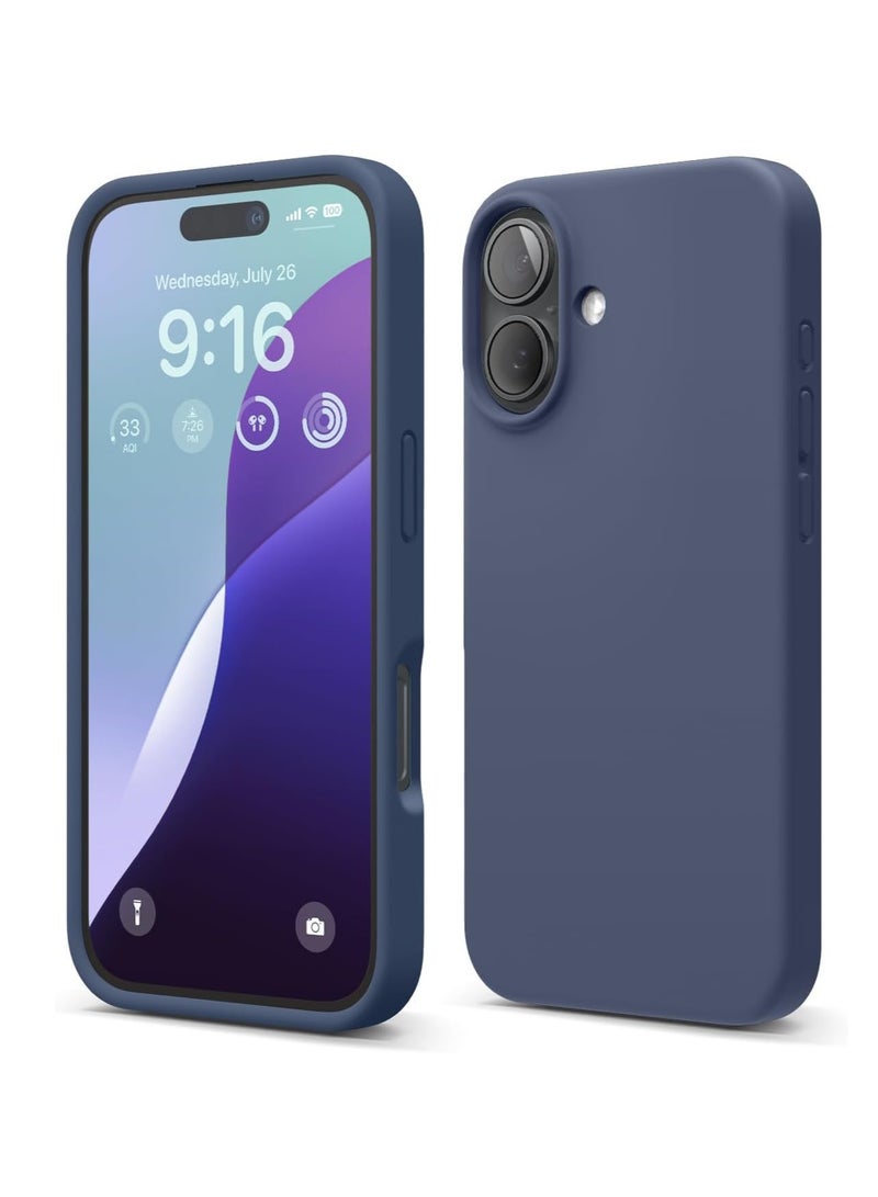 Compatible with iPhone 16 Case, Premium Liquid Silicone Case, Full Body Protective Cover, Shockproof, Slim Phone Case, Anti-Scratch Soft Microfiber Lining, 6.1 inch ( - Image 1