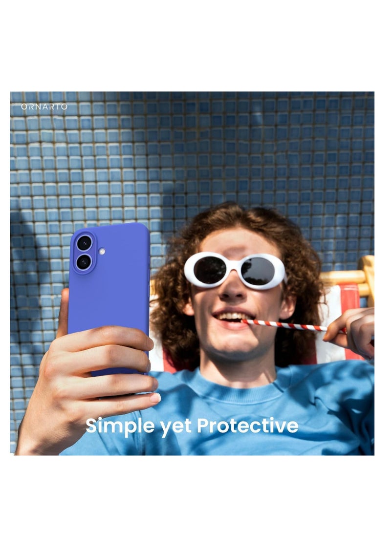 Compatible with iPhone 16 Case, Premium Liquid Silicone Case, Full Body Protective Cover, Shockproof, Slim Phone Case, Anti-Scratch Soft Microfiber Lining, 6.1 inch ( - Image 4