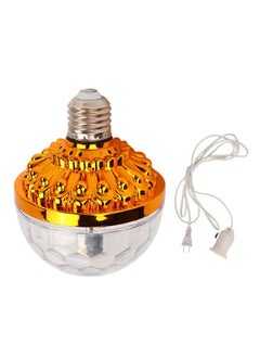 xozgdovg E27 Rotating Ball Light Bulb PC 6W LED RGB Party Lamp Bulb with 8.2ft Plug Wire for KTV Bar 110‑240V  - Image 1