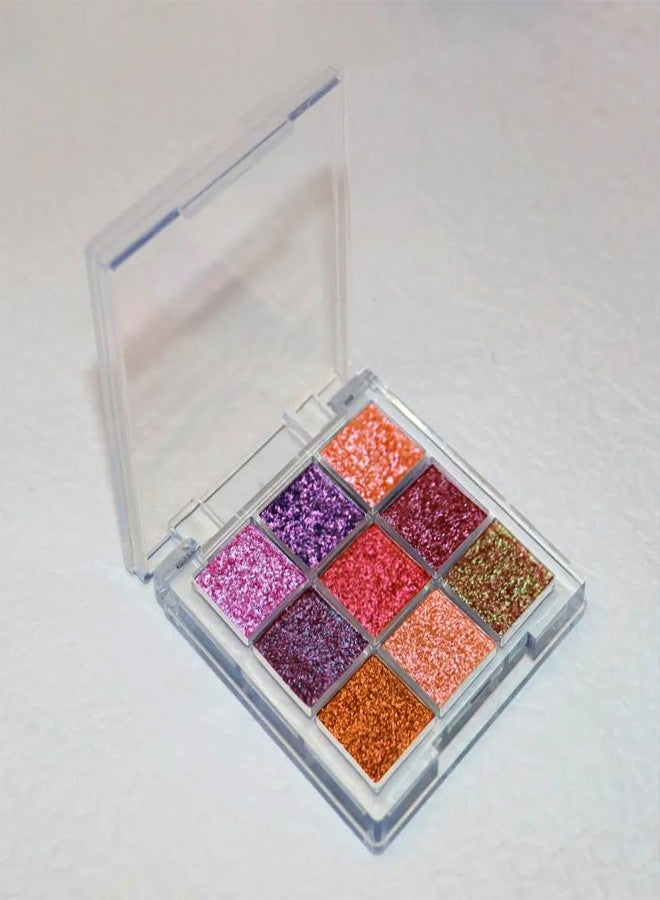 SZDYM Professional super multi-chrome 9 color eyeshadow palette,long-lasting and handmade chameleon eyeshadow,100% Vegan and Cruelty Free with special colors,Super Smooth and Highly Pigmented (#03) - Image 1