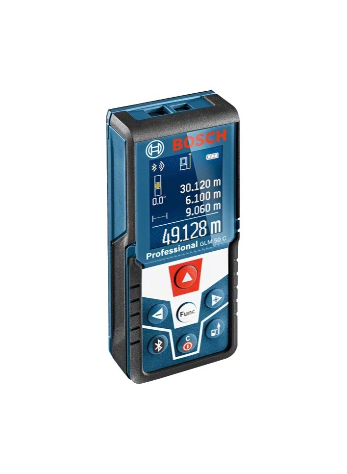 BOSCH Bosch GLM 50 C Laser Distance Measurer – 50 Meters, Bluetooth Enabled – Model 0601072C00 - Image 2