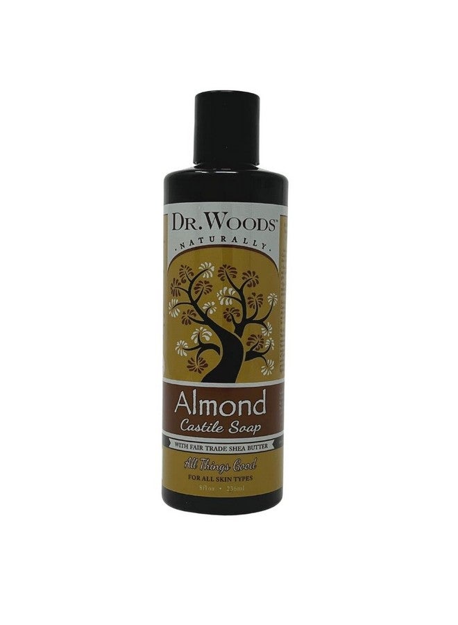 Dr. Woods Pure Almond Liquid Castile Soap With Organic Shea Butter 8 Ounce  - Image 1