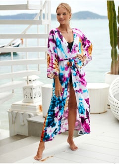 Loquat Beach Printed Robe Sunscreen Cover  - Image 1