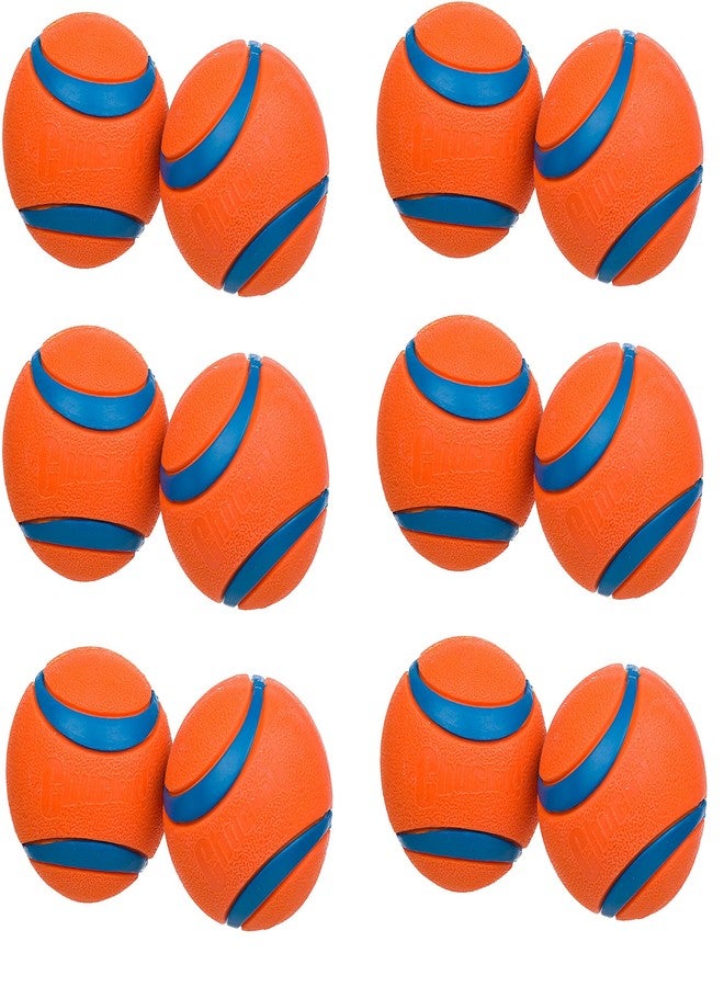 Chuckit! Medium Dog Toy Ball (6 Pack, 12 Balls Total, 2.5-Inch, Orange, Water Resistant, Medium Breeds) - Image 1