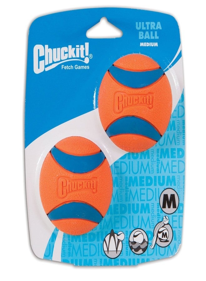 Chuckit! Medium Dog Toy Ball (6 Pack, 12 Balls Total, 2.5-Inch, Orange, Water Resistant, Medium Breeds) - Image 2