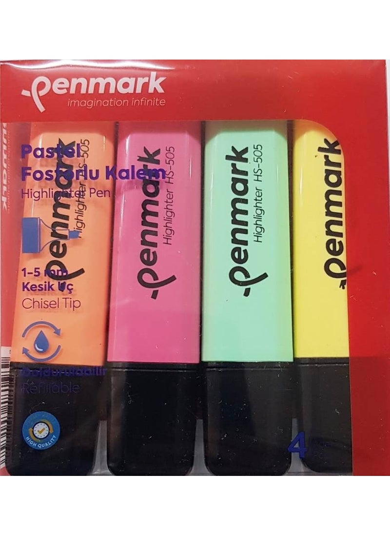 PENMARK Highlighter Set of 4  - Image 1