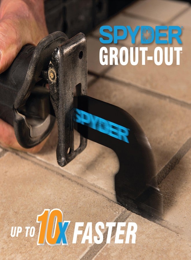 Spyder Grout Remover Tool, Accessory for Reciprocating Saws, for Grout Joints 3/16-3/4" (100264) - Image 4