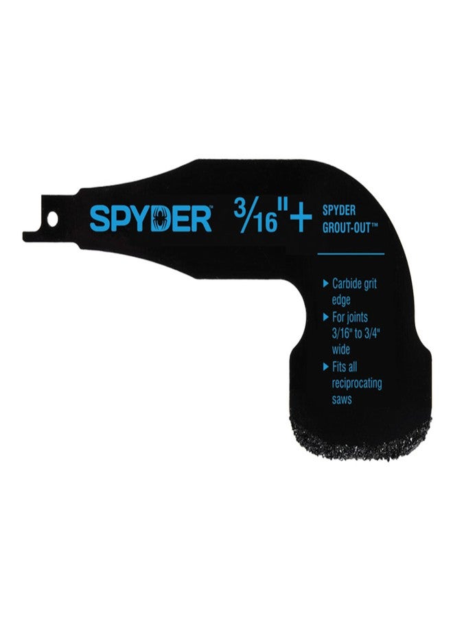 Spyder Grout Remover Tool, Accessory for Reciprocating Saws, for Grout Joints 3/16-3/4" (100264) - Image 1