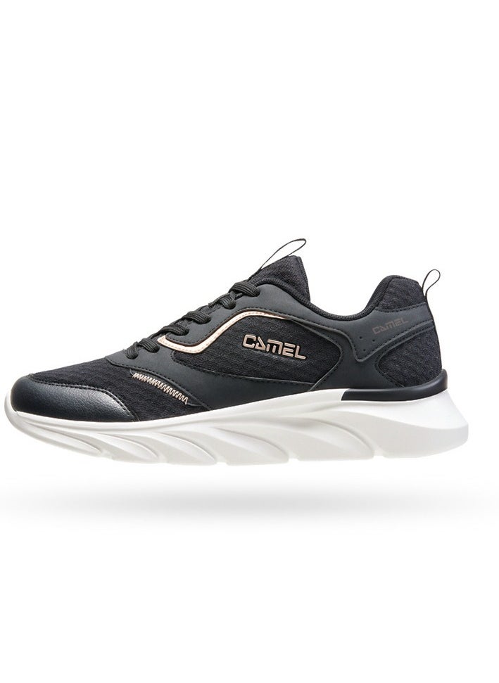 camel Leather Waterproof Running Shoes  - Image 1
