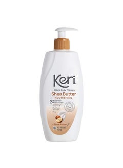 Keri Whole Body Therapy Original Shea Butter Lotion Continuous Moisturization 3 Essential Moisturizers (Vitamin E Aloe And Sunflower Seed Oil) 15 Oz.  - Image 1