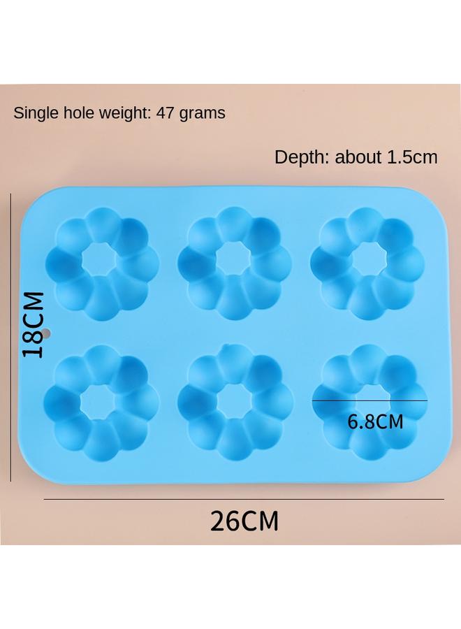 Bluejw Baby Food Supplemented Silicone Mold Steamed Cake Rice Cake Mills Cake Jelly Model Baking Cake Cartoon Grinder White Resistant - Image 1