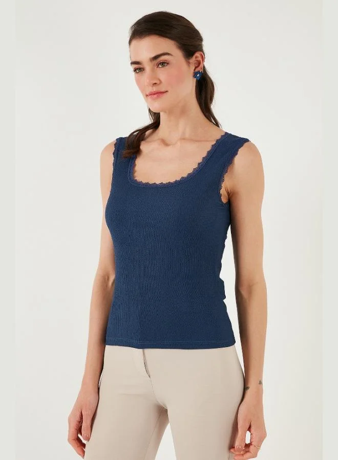 Lela Lela Stretch Cotton Oversize Fit 2-Pack Shirt-Tank Top Set Women's SHIRT-TANK TOP SET 67810014979S2